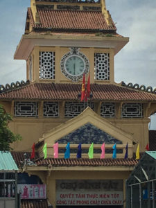 Clock Tower at entrance to Binh Tay Market