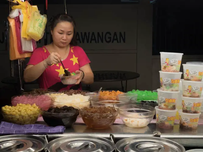 Penang night market, Food Travel