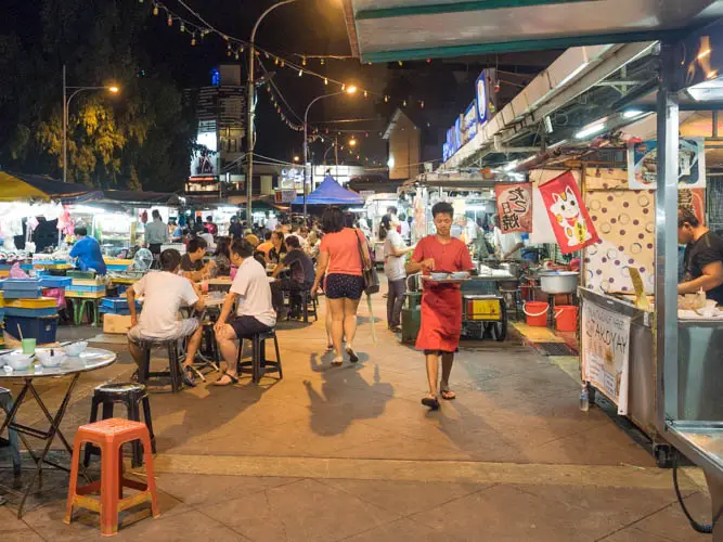 night market in penang