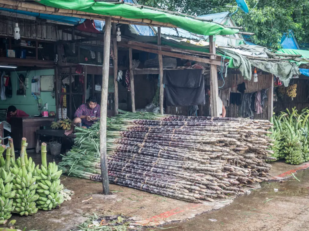 banana market Yangon