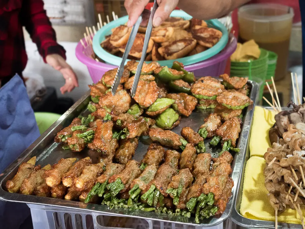 fish cakes at Markets in phnom penh