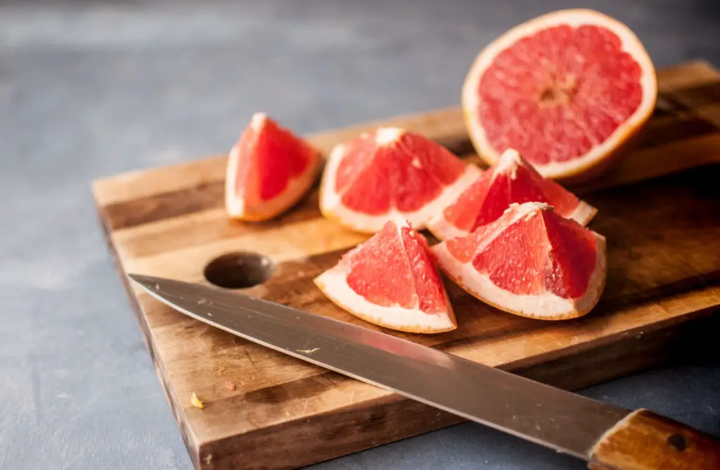 segmented grapefruit