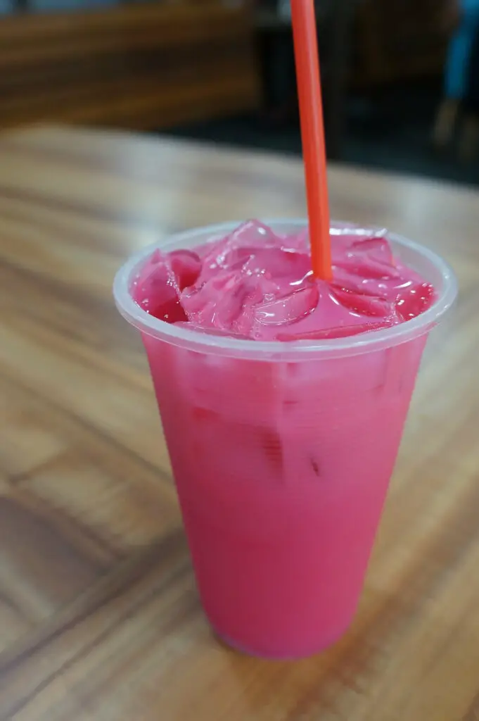 The pink Malay Drinks / Malaysian Drinks